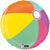 Summer Beach Ball 18″ Foil Balloon by Betallic from Instaballoons