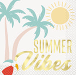 Summer Vibes Beverage Napkins by Unique from Instaballoons