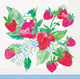 Sweet Strawberry Beverage Napkins (16 count)
