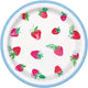 Sweet Strawberry Paper Plates 7″ (8 count)