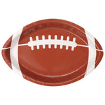 Tailgate Football Shaped Plates by Unique from Instaballoons