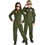 Top Gun Maverick: Flight Suit Costume - Medium (8-10) by Amscan from Instaballoons