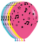Totally Awesome Music 11″ Latex Balloons (50 count)