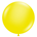 Tuftex Crystal Yellow 24" Latex Balloons