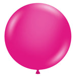 Tuftex Hot Pink 36" Latex Balloons - 10 pack (Bulk)