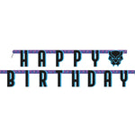 6 Ft Black Panther Happy Birthday Jointed Banner