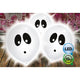 Ghost LED Light Up 9″ Latex Balloons (3 count)