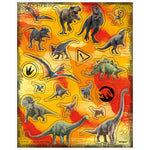 Jurassic World 3 Sticker Sheets (4 Pk) (80 stickers)
