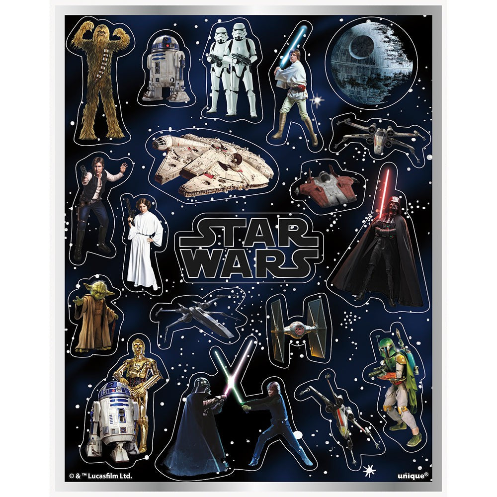 STAR WARS コレクションシール Star Wars Classic Sticker Sheets (76 stickers) – instaballoons