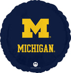University of Michigan 18″ Foil Balloon by Mayflower from Instaballoons
