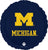 University of Michigan 18″ Foil Balloon by Mayflower from Instaballoons