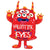 Valentine's Day Monster 38″ Foil Balloon by Betallic from Instaballoons