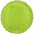 Vibrant Green Round 18″ Foil Balloon by Anagram from Instaballoons