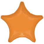 Vibrant Orange Star 18″ Foil Balloon by Anagram from Instaballoons