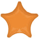 Vibrant Orange Star 18″ Balloon