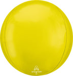 Vibrant Yellow Orbz 16″ Foil Balloon by Anagram from Instaballoons