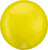 Vibrant Yellow Orbz 16″ Foil Balloon by Anagram from Instaballoons