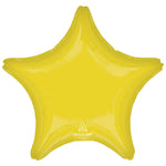 Vibrant Yellow Star 18″ Foil Balloon by Anagram from Instaballoons
