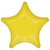 Vibrant Yellow Star 18″ Foil Balloon by Anagram from Instaballoons