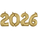 White Gold 2026 Air-Fill Set 24″ Balloon