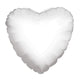 White Heart (requires heat-sealing) 4″ Balloons (10 count)