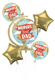 World's Best Dad Balloon Bouquet