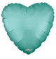 Matte Mint Green Heart 18″ Balloon