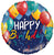 Happy Birthday Festive Balloons 18″ Balloon