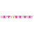 1st Birthday Girl Flag Banner by Amscan UK from Instaballoons