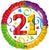 21 Birthday Anniversary 21st Balloon 18″ Foil Balloon by Anagram from Instaballoons