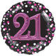 21 Sparkling Pink 21st Multi Balloon 32″ Balloon