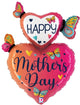 Mother's Day Butterfly Hearts 31″ Balloon