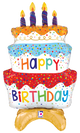 Birthday Cake Stand-Up 29″ Balloon