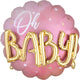 Oh Baby Pink Girl Multi Balloon 28″ Balloon