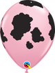 Pink Holstein Cow Print 11″ Latex Balloons (50 count)