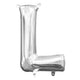 Silver Letter L 16" Balloon