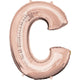 Rose Gold Letter C 34″ Balloon