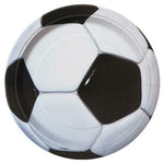 3D Soccer Large Plates 9″ by Unique from Instaballoons