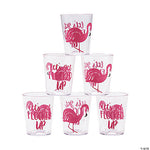 Luau Flamingo Shot Glasses 2 1/4″by Fun Express from Instaballoons