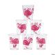 Luau Flamingo Shot Glasses 2 1/4″