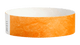 Pulseras Tyvek naranja neón 3/4″ (100 unidades)
