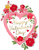 Feliz Día de San Valentín Floral 34″ Globo