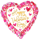 Globo Heartful Valentine's Day 28″
