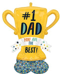 Airloonz Best Dad Trophy 43″ Balloon