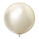 Mirror White Gold 36″ Latex Balloons (2 count)
