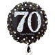 70 cumpleaños espumoso globo de 18″