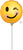 9in Emoji Wink 9″ Foil Balloon by Anagram from Instaballoons
