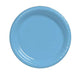 Platos de plástico azul pastel de 7" (20 unidades)