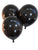 Globos de látex económicos negros de 12" (504 unidades)