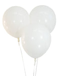 White 12" Economy Latex Balloons (504 count)
